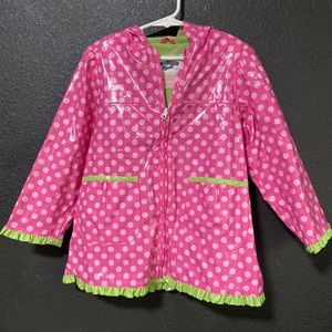 Girls 6 OSHKOSH B’GOSH rain coat polka dot sooo cute!